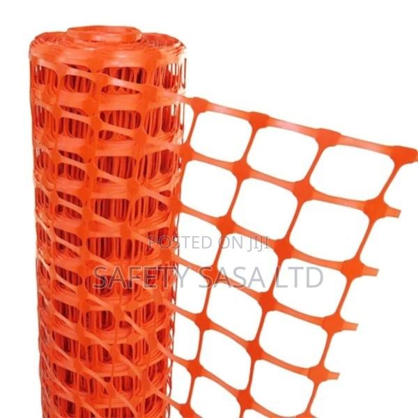 Hexor Orange Safety Barrier Net (Road Safety) - thumbnail 2