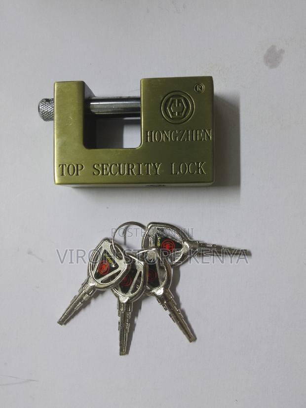 Anbound Honghzen 80mm Top Security Rectangular Padlock 4keys - thumbnail 2