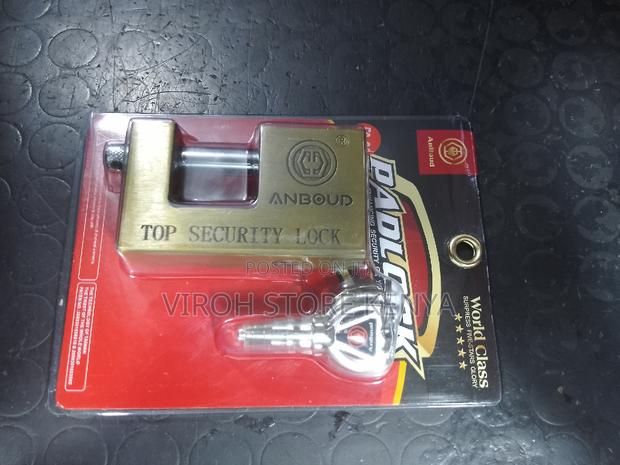 Anbound 90mm Rectangular Padlock 5 Star Rating Lock - thumbnail 3