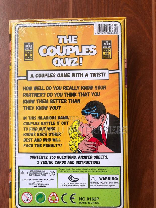 A Couples Game With a Twist - main view