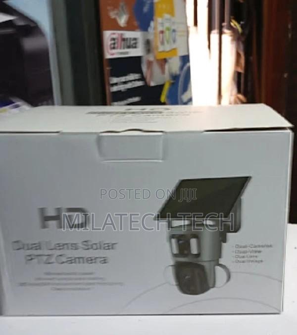 Dual Lens Solar CCTV Camera Solar 4G PTZ