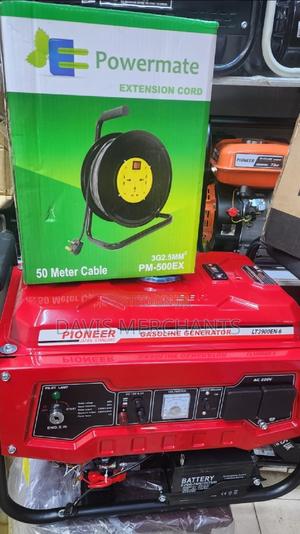 Generator 3.9kva and 2.5mm Extension Cable With 3 Sockets - thumbnail 2