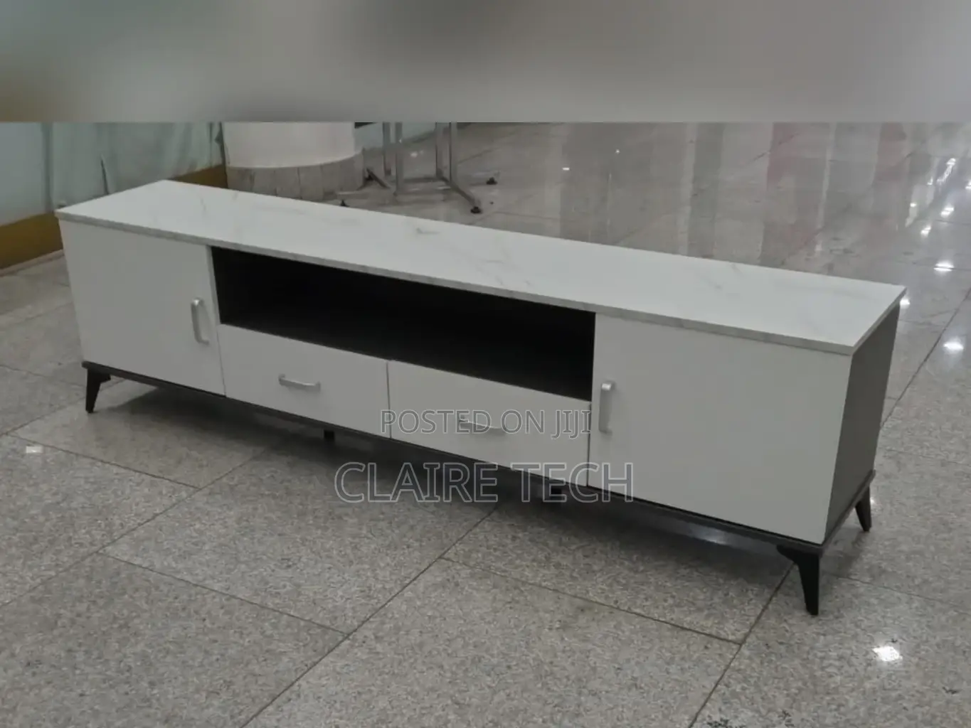 White Solid Wooden Tv Cabinet 180*35*50cm