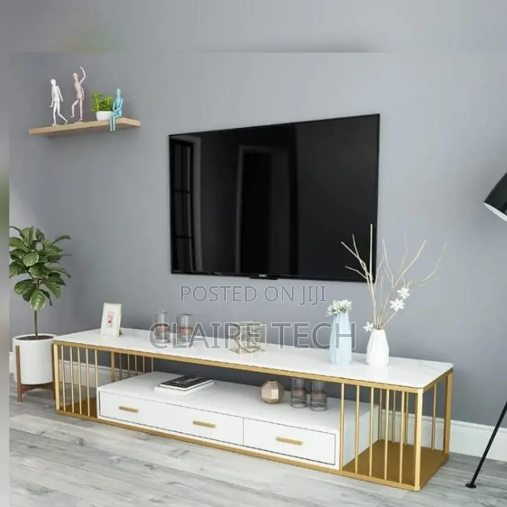 White Polly 6ft Tv Stand 180*35*40cm