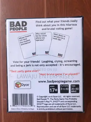 Hilarious Party Game-Bad People