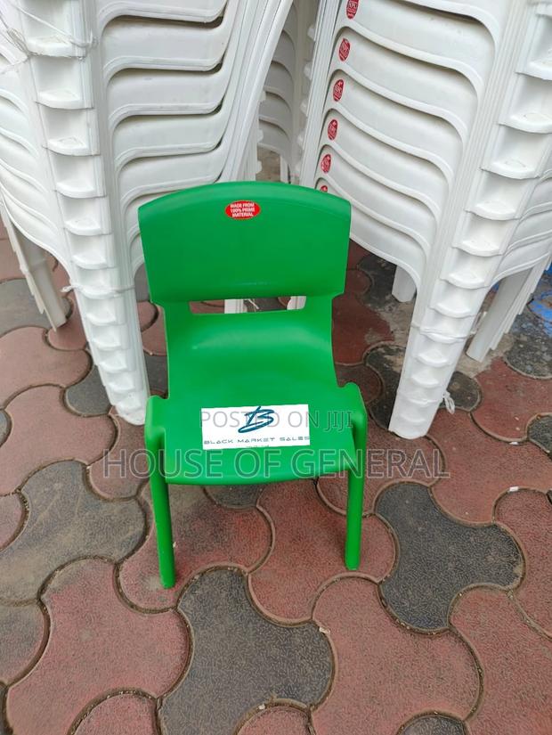 Armless Kids Plastic Chair - main view