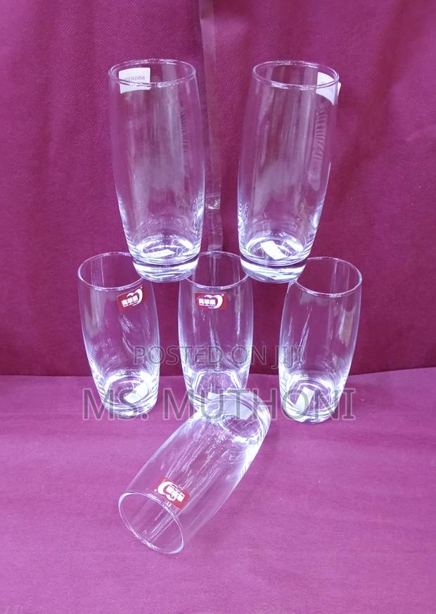 6 310ml Water Glasses Available - main view
