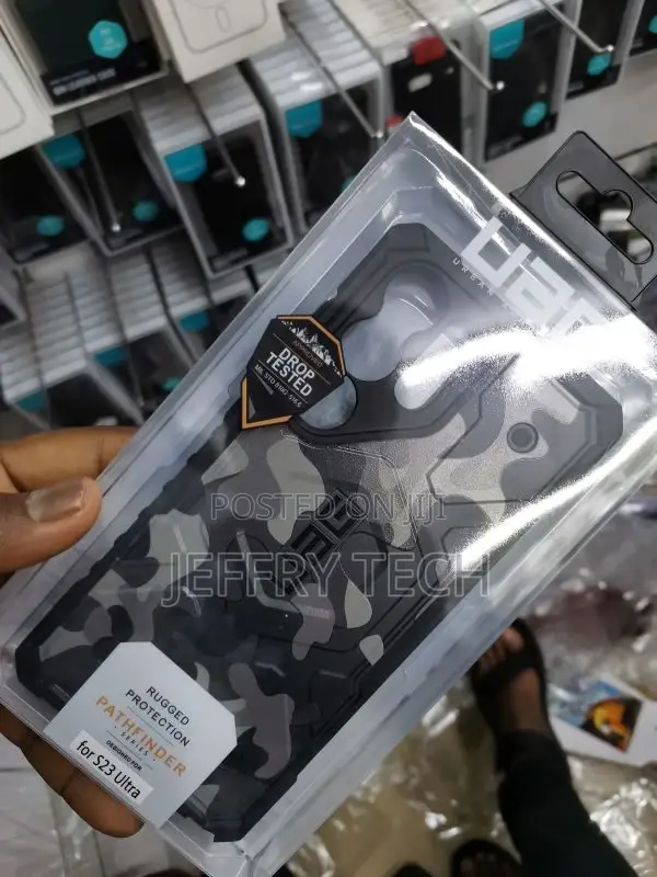 UAG Pathfinder Case for Samsung Galaxy S23 Ultra in Black