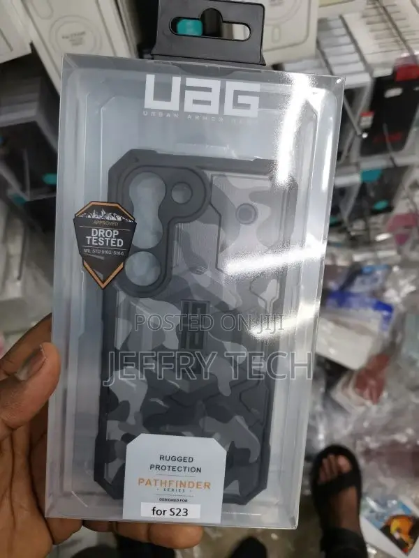 UAG Pathfinder Case for Samsung Galaxy S23 Midnight Camo