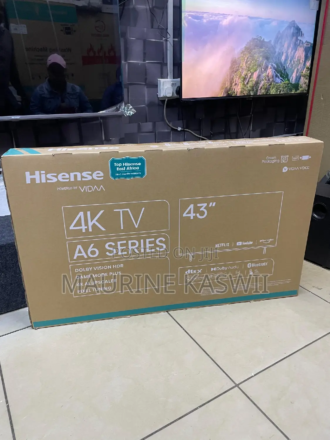 Hisense 43" A6kseries Uhd Smart Tv