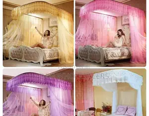 Mosquito Net With Sliding Rails Two Stand