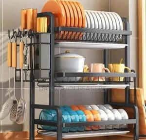 Three Tier High Quality Carbon Steel Dish Rack - thumbnail 2