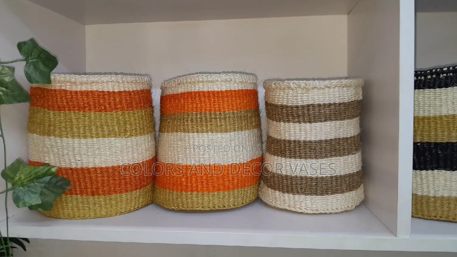 20cm by 20cm Long Sisal Baskets