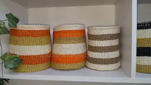 20cm by 20cm Long Sisal Baskets