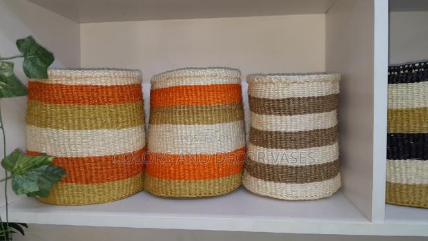 20cm by 20cm Long Sisal Baskets - main view