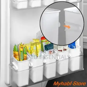 2pc Fridge Side Door Storage Containers or Boxes