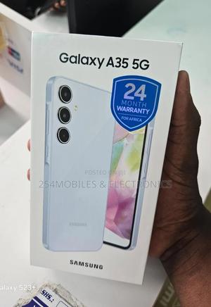 New Samsung Galaxy A35 256 GB Blue - main view