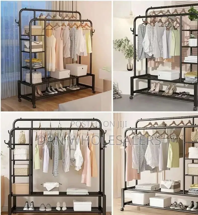 Double Pole Sturdy Rack