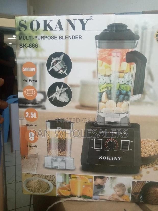 Sokany Commercial Heavy Duty Blender Juicer 5000w, 2.5l