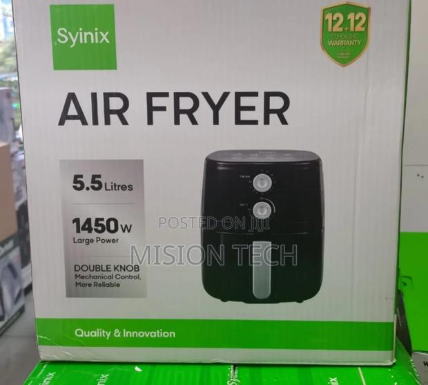 Syinix 5.5L Air Fryer – Model SAIF55M