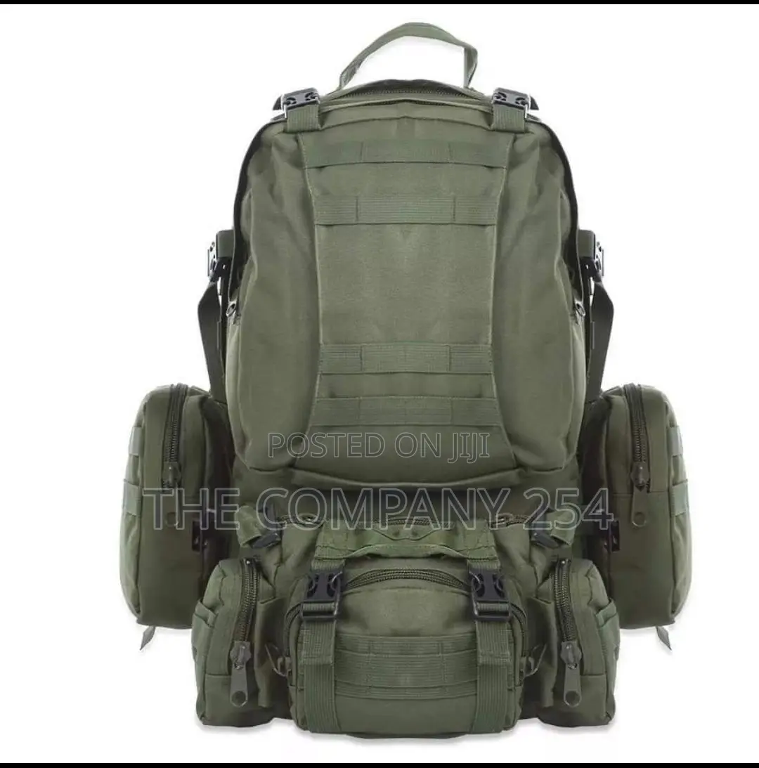 Large Capacity Man Army Tactical Backpack Up