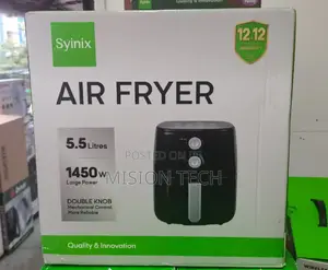 Syinix Electric Air Fryer 5.5 Liters