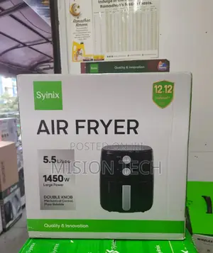 Syinix 5.5L Electric Air Fryer – Model SAIF55M