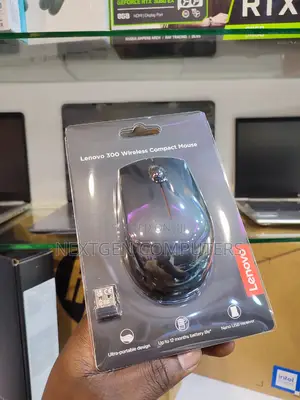 Lenovo 300 Wireless Compact Mouse - Ultra Portable Design