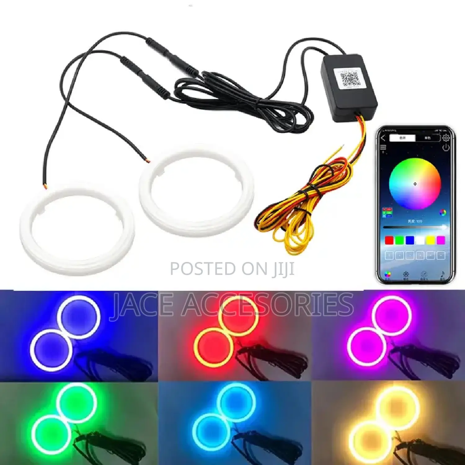 RGB Dream Color Headlight Angel Eyes