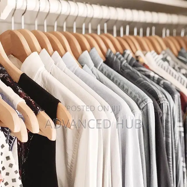 10pcs Wooden Bamboo Clothes Hanger