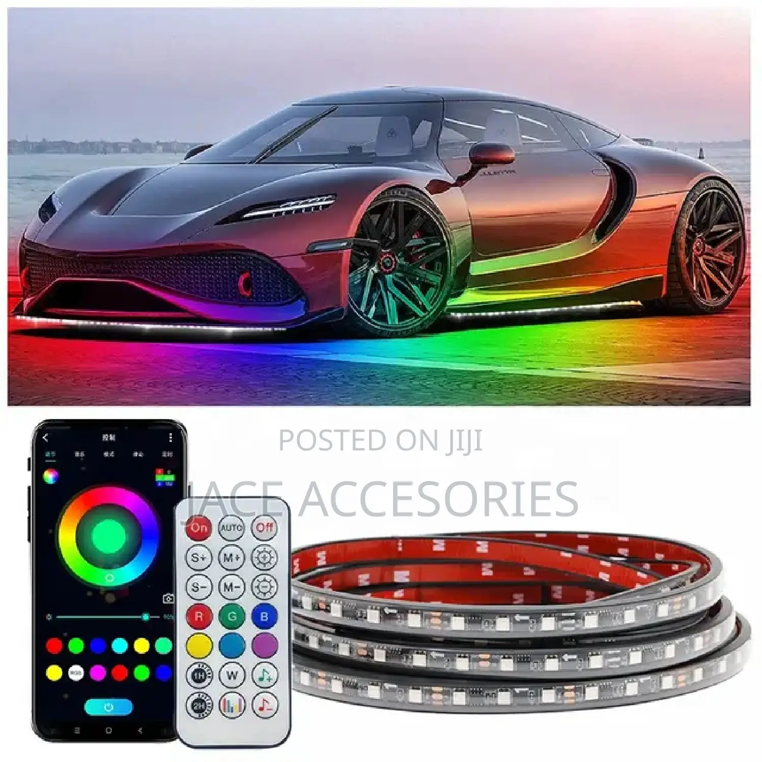 Waterproof RGB Chassis Lamp