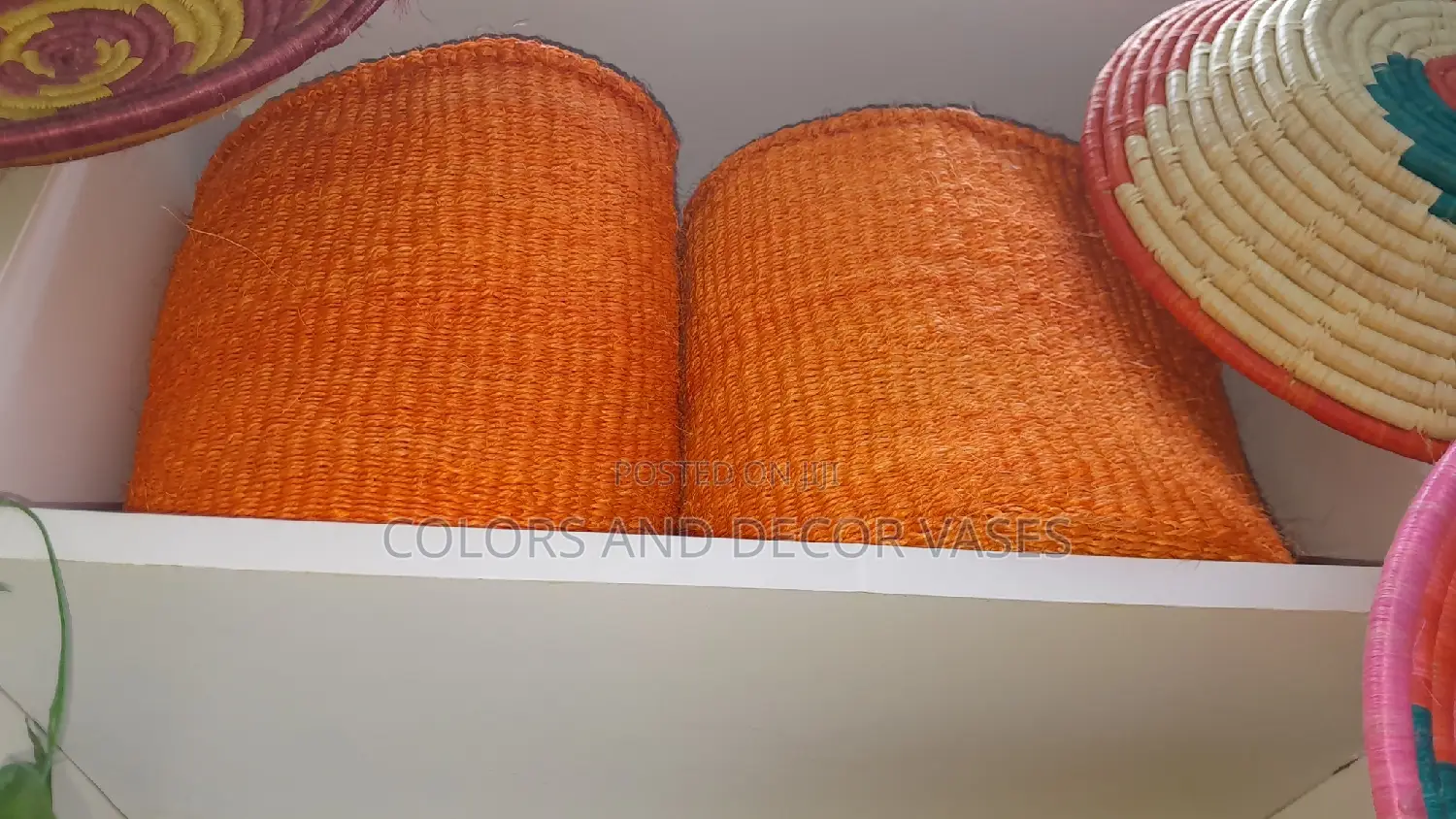 Oange Plain Baskets