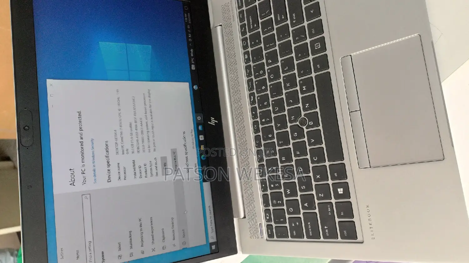 New Laptop HP EliteBook 840 G5 16GB Intel Core I7 SSD 256GB