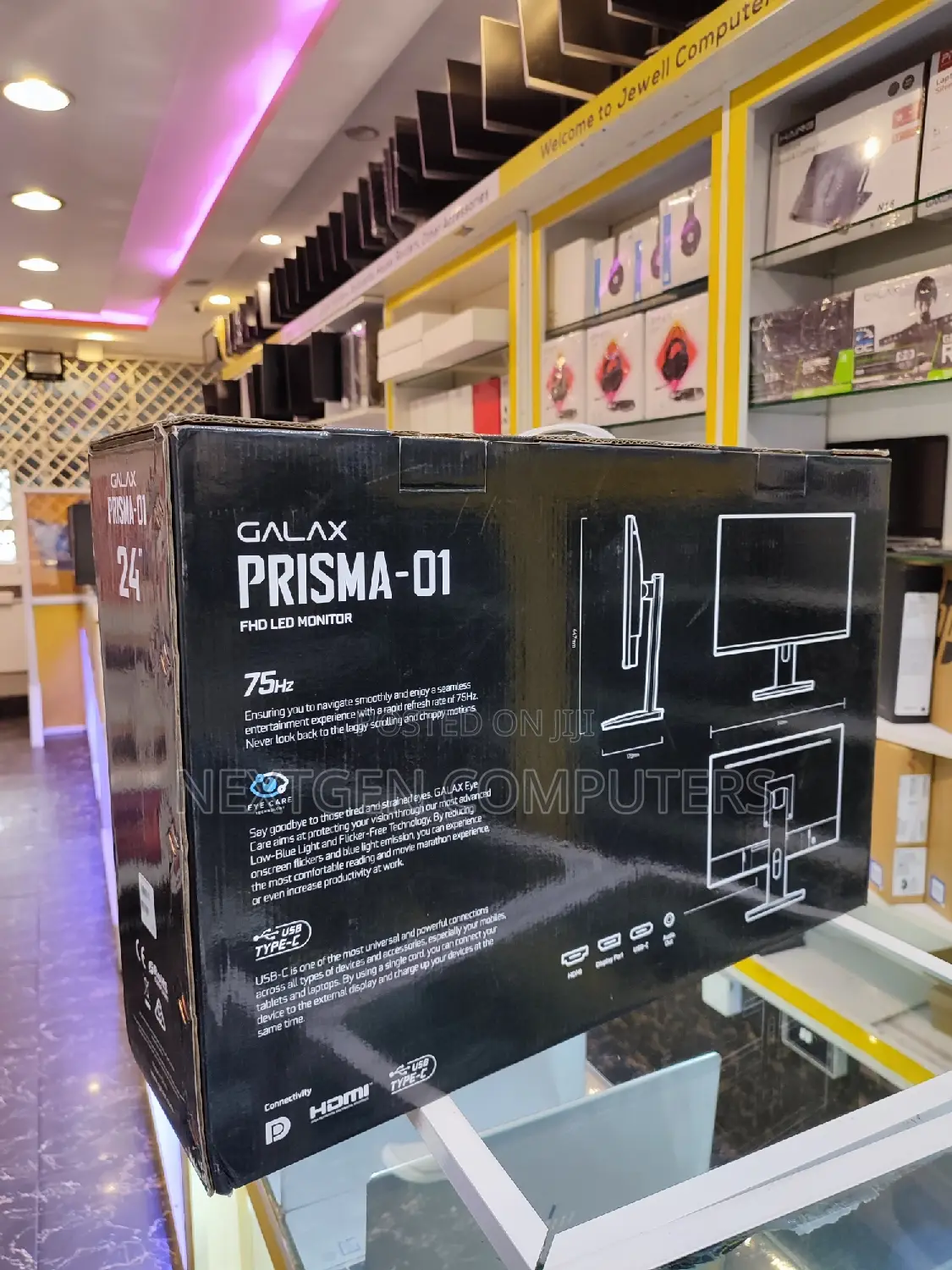 GALAX PRISMA-01 24" FHD IPS Type-C 75hz Frameless Monitor
