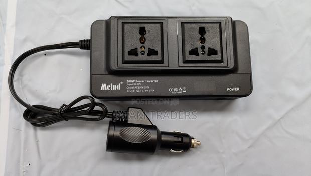 200 Watts Car Inverter With 2usb N Type C Port