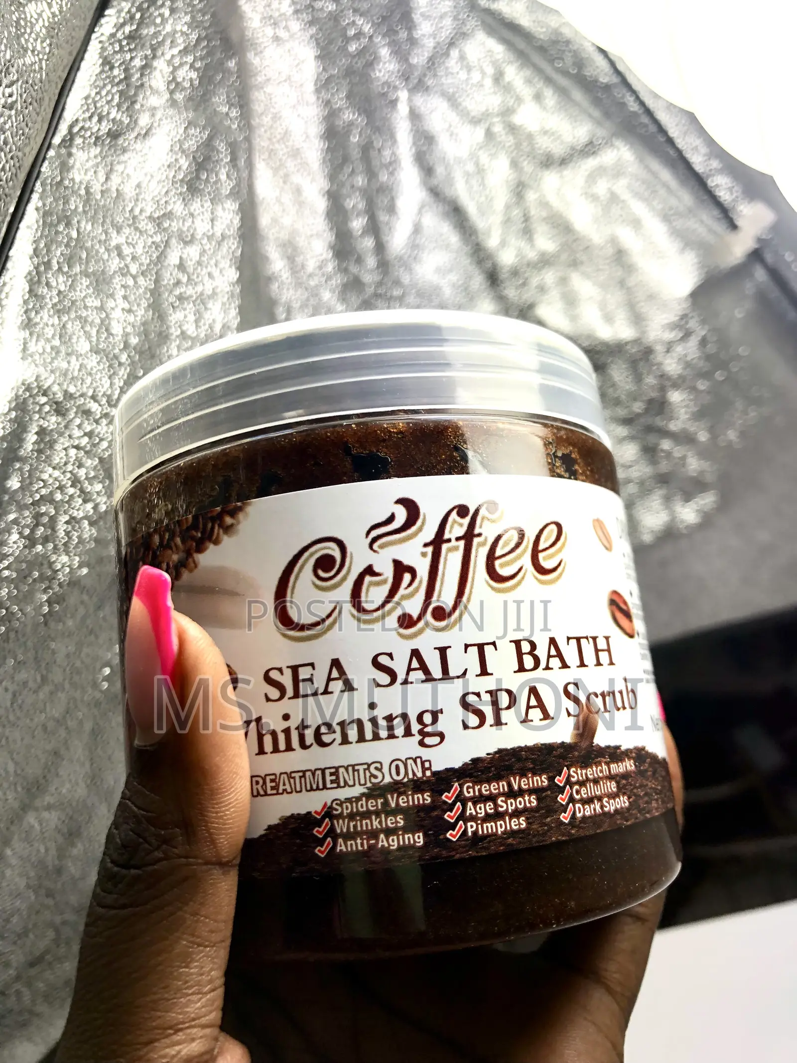 Meinaier Coffee Sea Salt Bath Whitening SPA Scrub 680g