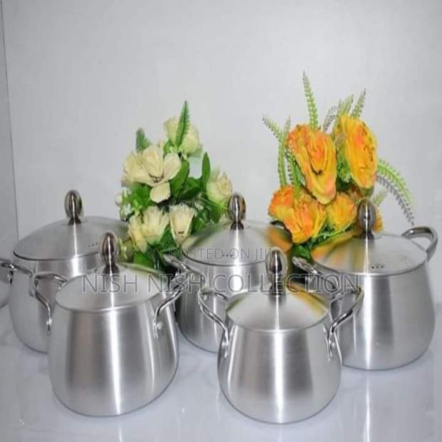 5 Piece Sufuria With Lids - main view