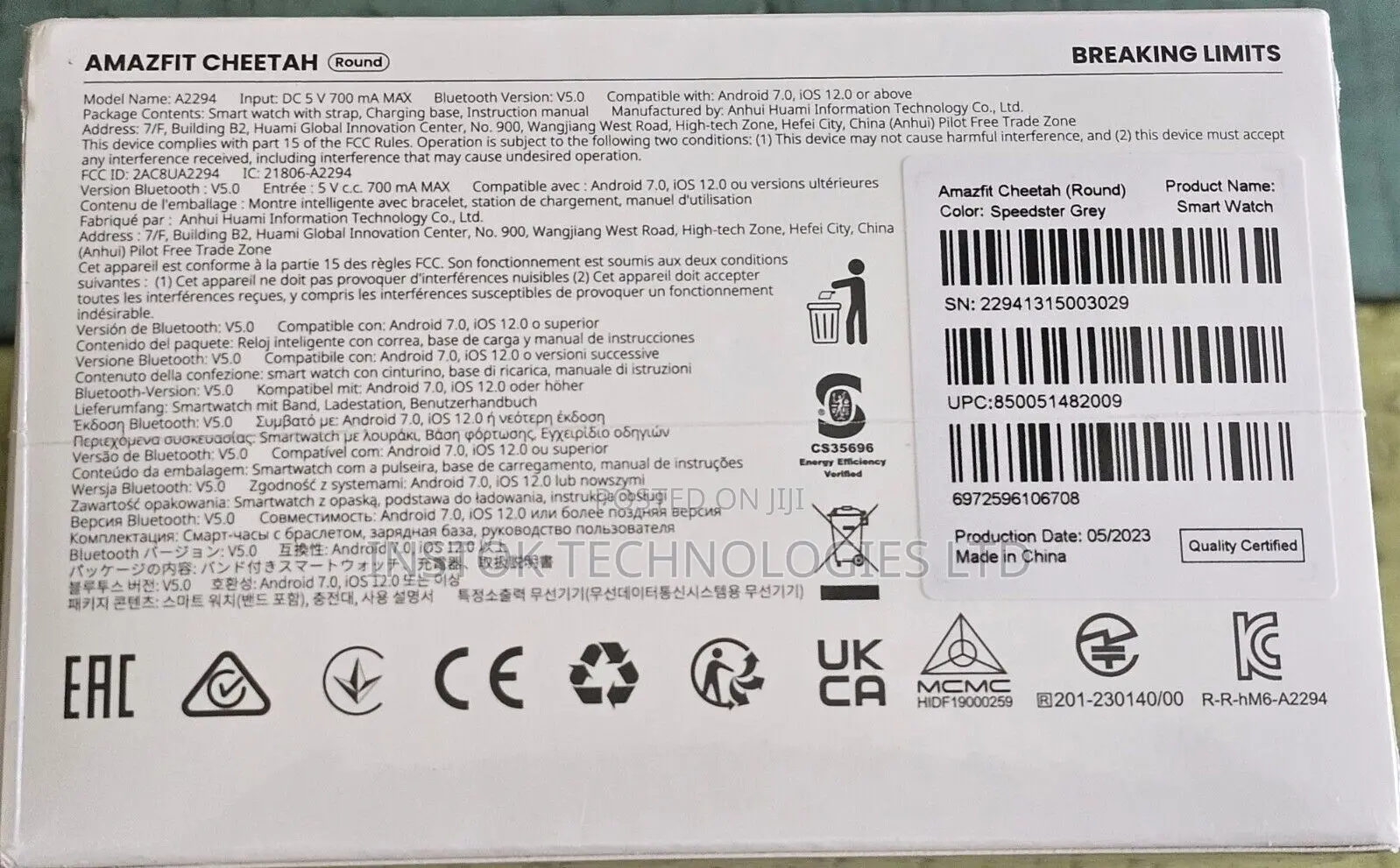 Amazfit Cheetah Round Smart Watch With GPS