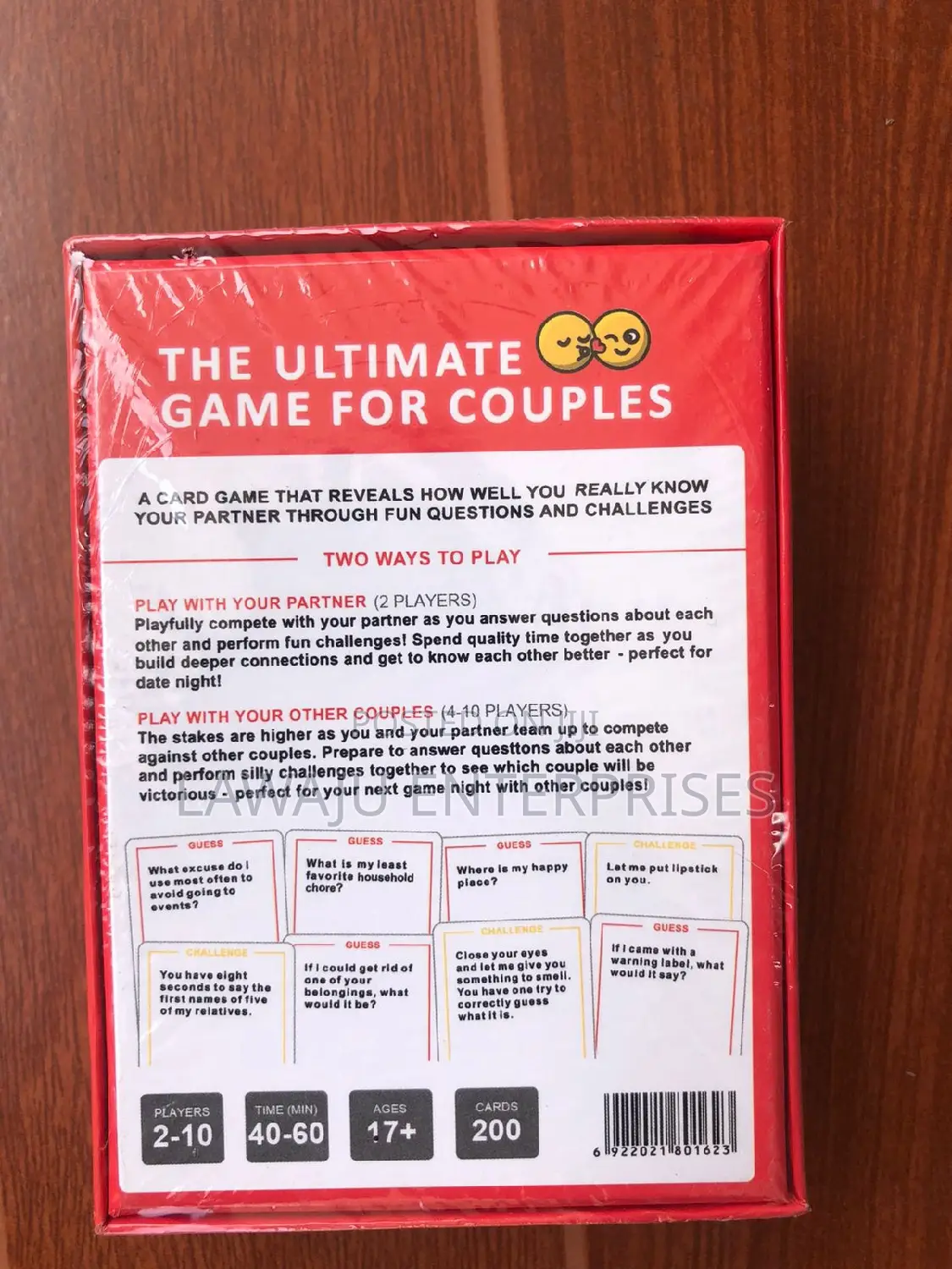 Perfect Couples Game