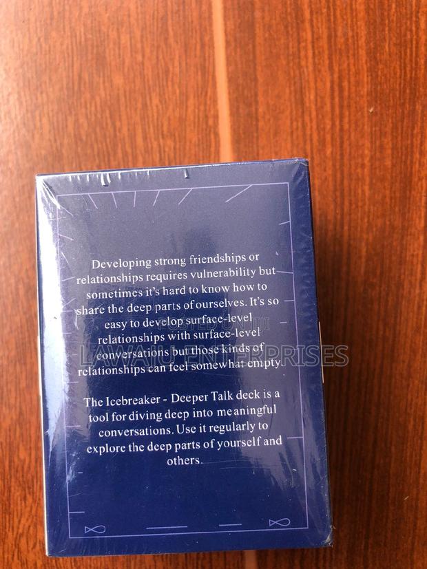 Deep Conversations Starter Card Game - main view