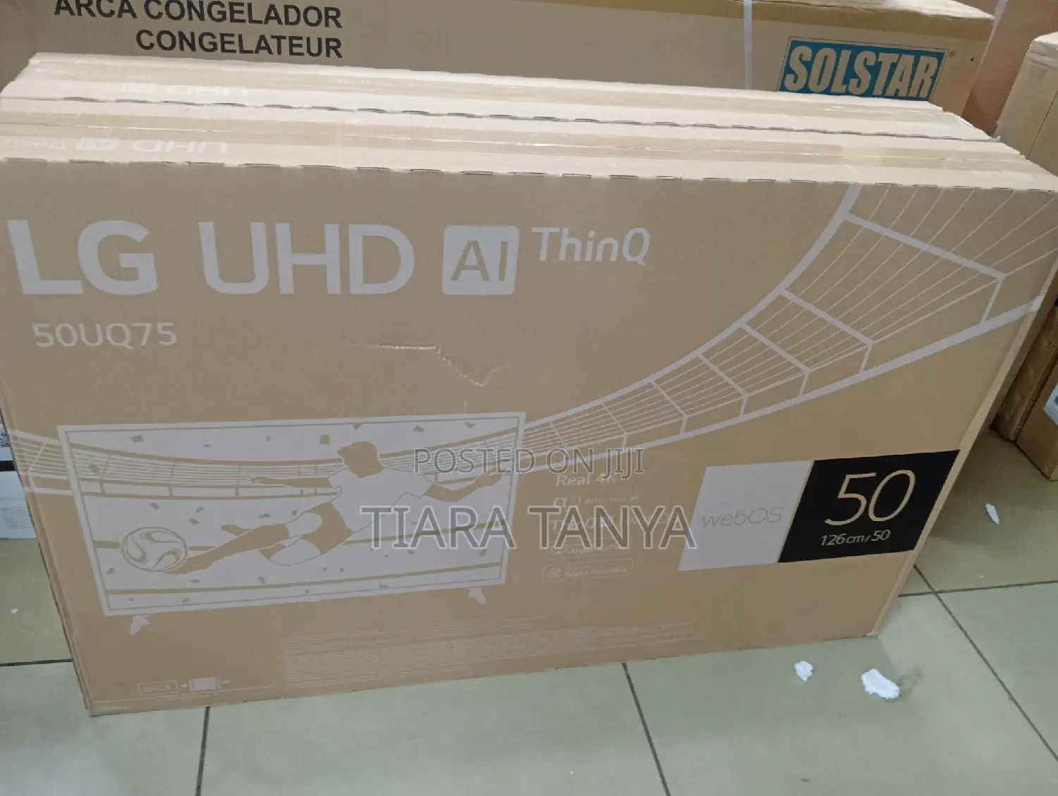 LG 50′′ Uq75006 Uhd Active HDR Webos Smart Ai Thinq 50U