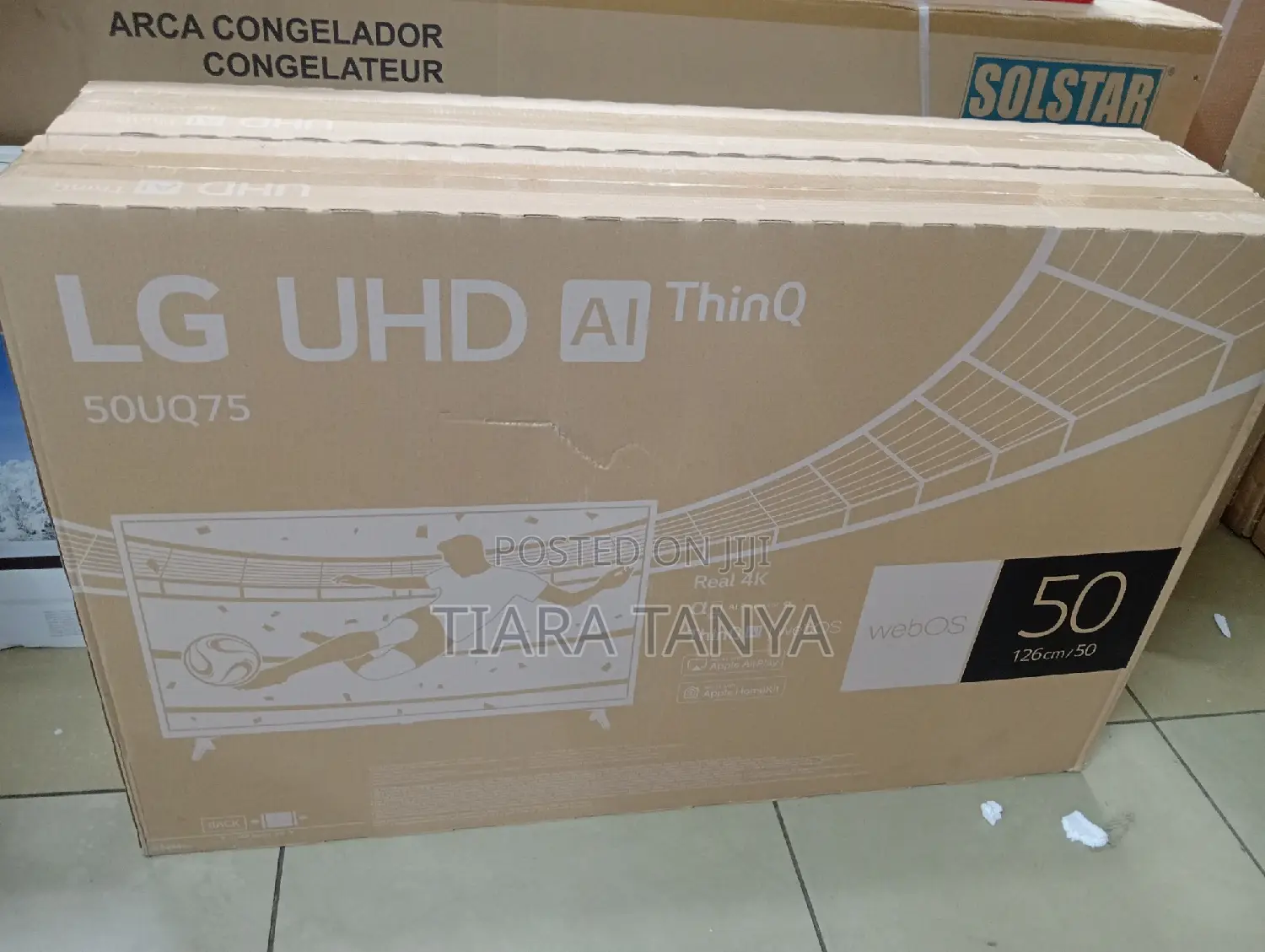 LG 50′′ Uq75006 Uhd Active HDR Webos Smart Ai Thinq 50U