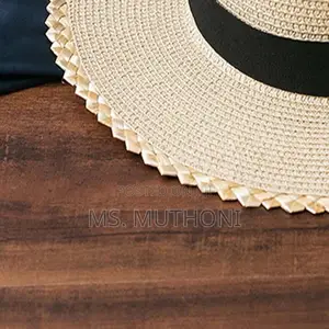 Party Black Bow Homburg Ladies Solid Paper Braid Straw Hat