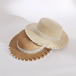Party Black Bow Homburg Ladies Solid Paper Braid Straw Hat - thumbnail 2