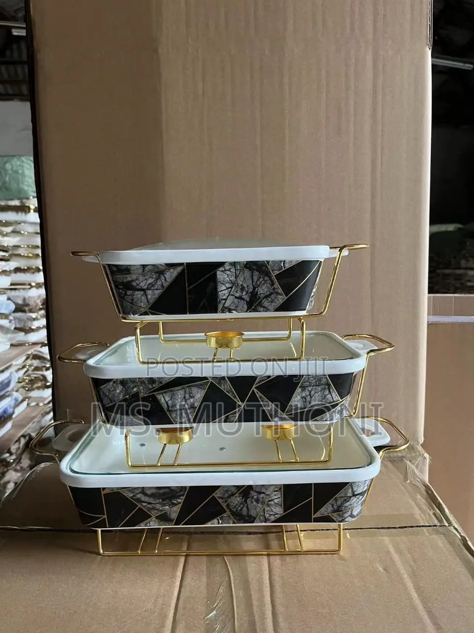 Ceramic Food Warmers Set