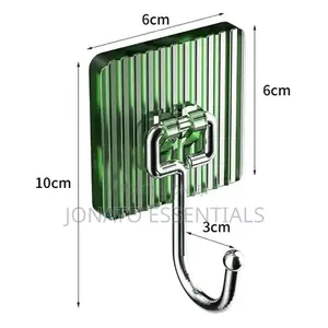 10pc Multipurpose Adhesive Wall Hooks