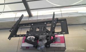 Double Arm Swivel TV Wall Mount Bracket - thumbnail 2