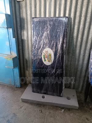 Restaurant Marble Table Top With Logo, 2ft by 4ft. - main view