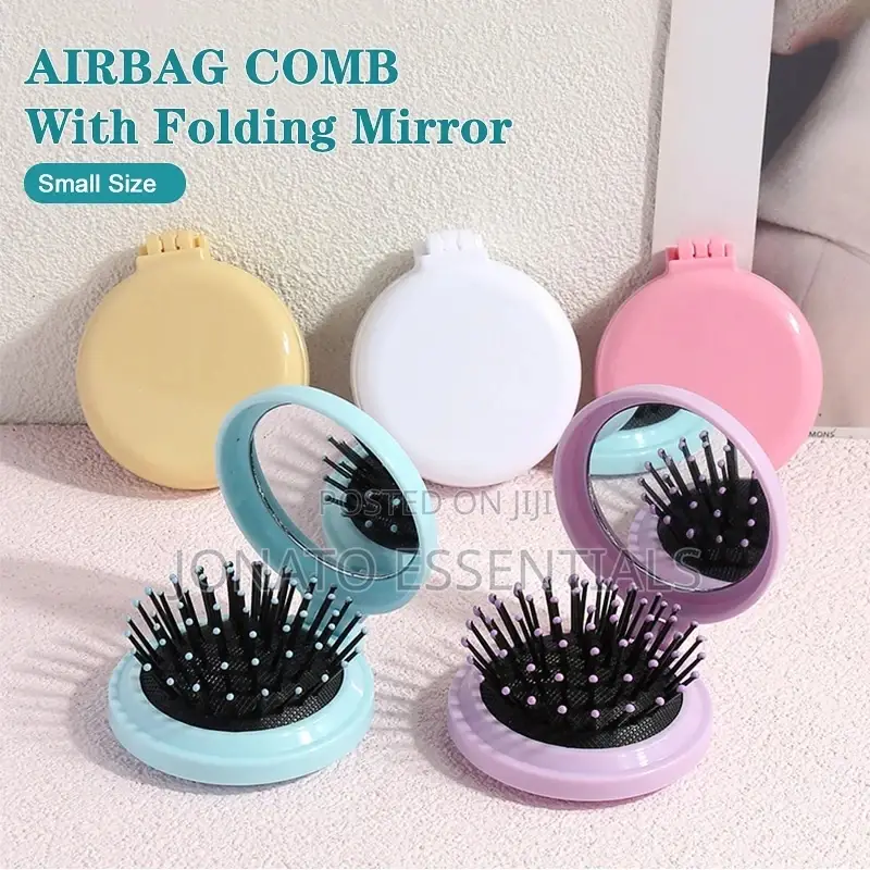 Mini Foldable Mirror and Hair Comb