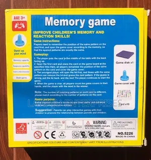 Memory Matching Game for Children